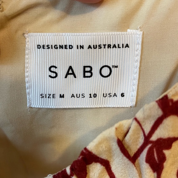 Sabo Skirt Dillan Cutout Dress Size Medium Size 6 - Picture 4 of 5